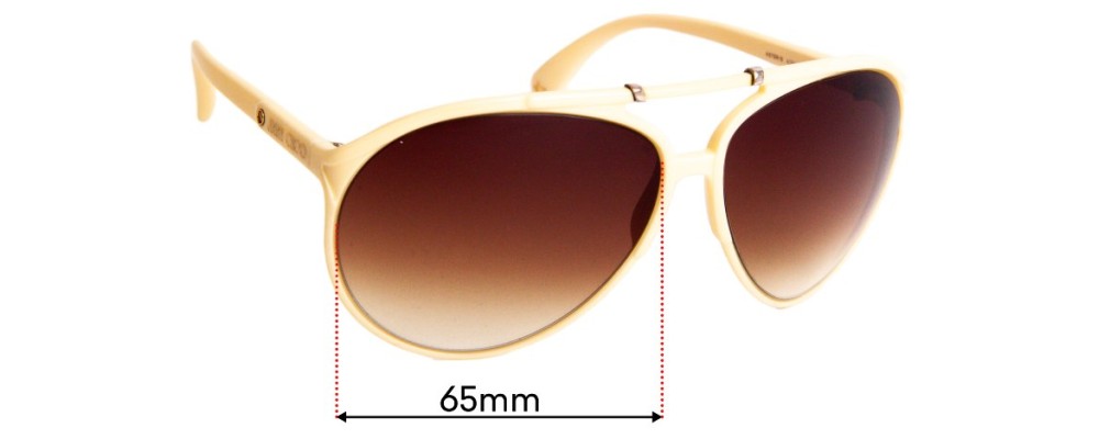 Sunglass Fix Replacement Lenses for Jimmy Choo Aster/S - 65mm wide